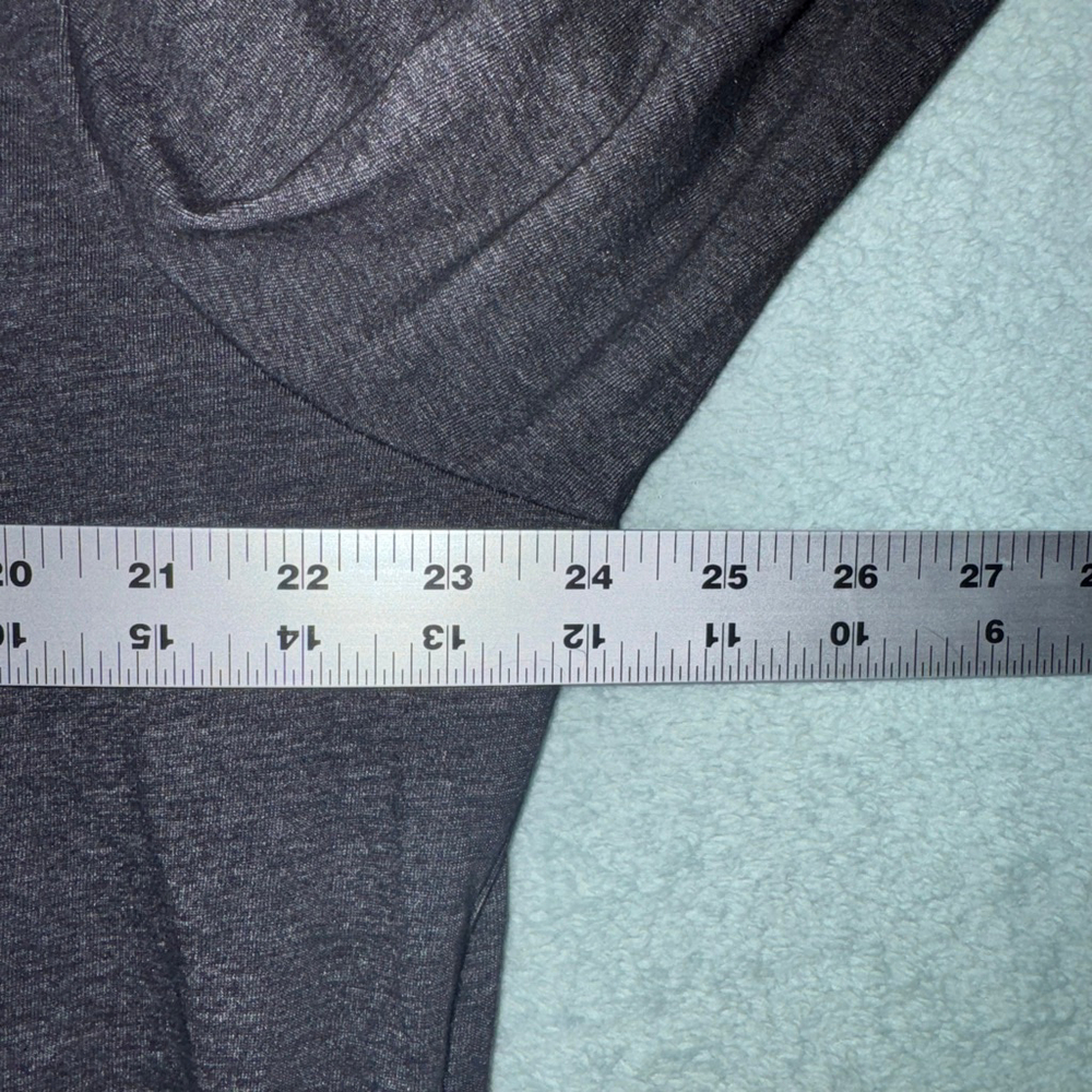 Women's Parsley & Sage Gray Black Tunic Top Size 1x Boho Patterned Artsy Button - Picture 11 of 12